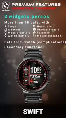 Swift Watch Face android App screenshot 9