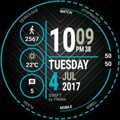 Swift Watch Face android App screenshot 1