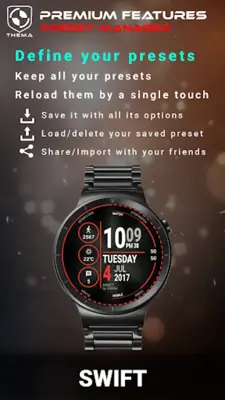 Swift Watch Face android App screenshot 8